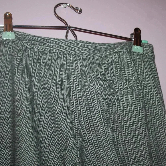 J.Jill Stretch Trousers Herringbone Pattern Size 6 with Pockets - Picture 7 of 12